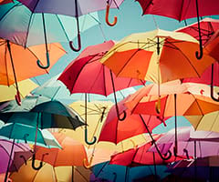 Günstige und originelle Regenschirme