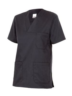 Casacas sanitarias velilla camisola pijama manga corta de algodon con impresión vista 1