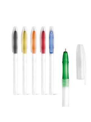 Bolígrafos básicos lucy de plástico vista 1
